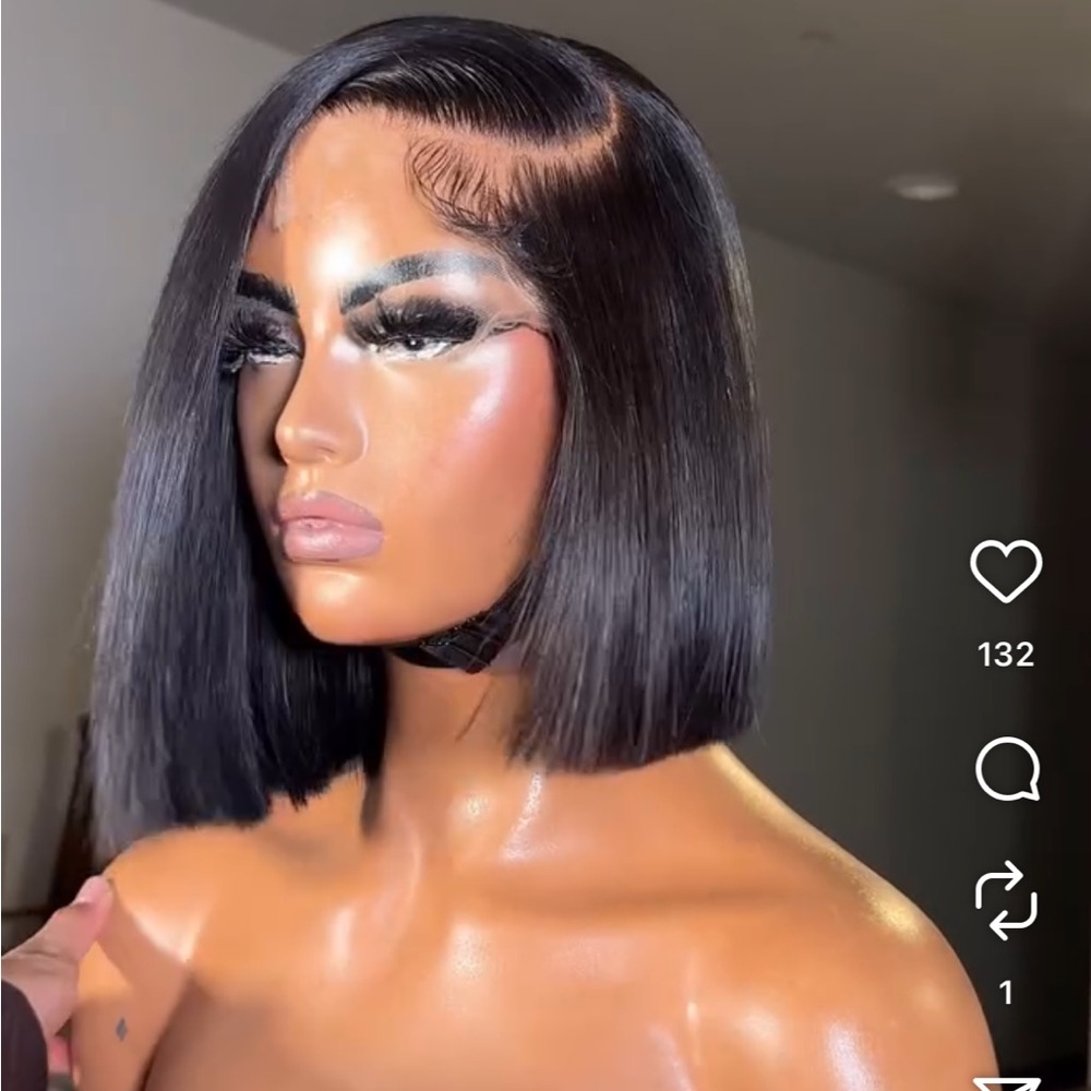Ty Rochelle Black Bob Wig